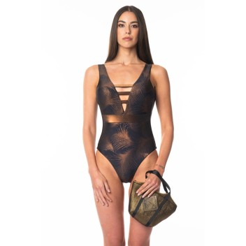 Maillot de bain 1 pièce Intero Bronze Foil