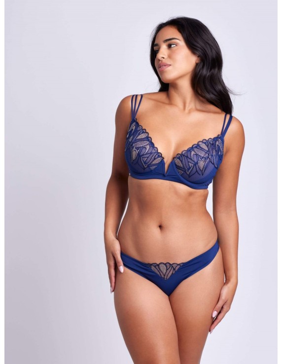 Soutien-gorge à armatures Charliz Marine – Valege | Félicià Intima