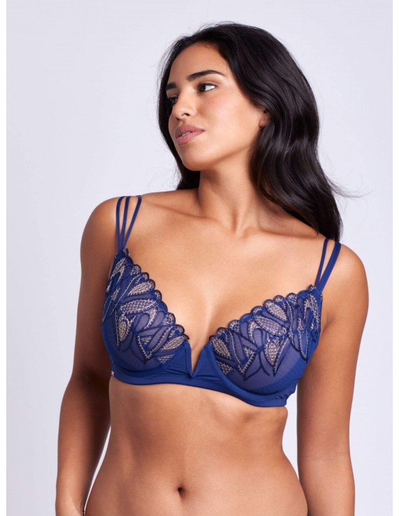 Soutien-gorge à armatures Charliz Marine – Valege | Félicià Intima