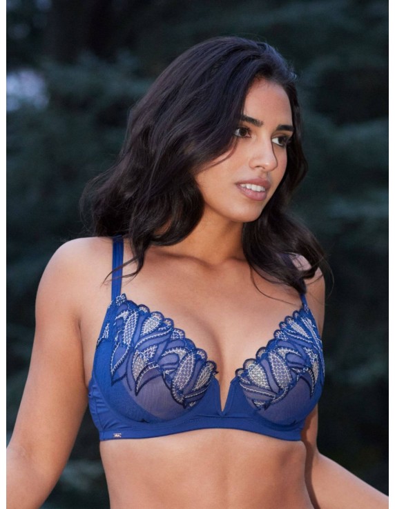 Soutien-gorge à armatures Charliz Marine – Valege | Félicià Intima