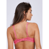 Soutien-gorge ROBYN rose Lipstick – Coques fines & dentelle – Valege