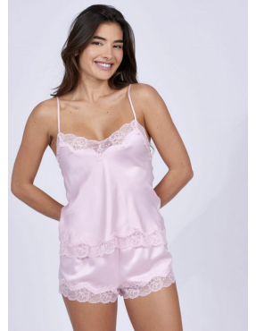 Top lingerie satin et dentelle Valège  | Félicià Intima