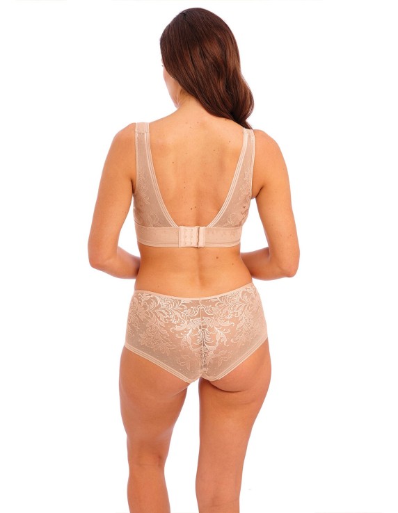 Bralette Net Effects Wacoal – Sans armatures – Noir ou Rose Dust