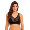 Bralette Net Effects Wacoal – Sans armatures – Noir ou Rose Dust