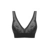 Bralette Net Effects Wacoal – Sans armatures – Noir ou Rose Dust