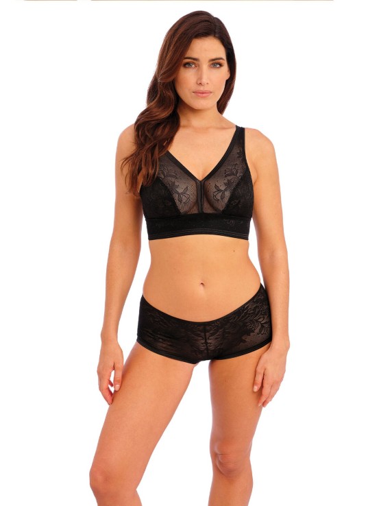 Bralette Net Effects Wacoal – Sans armatures – Noir ou Rose Dust