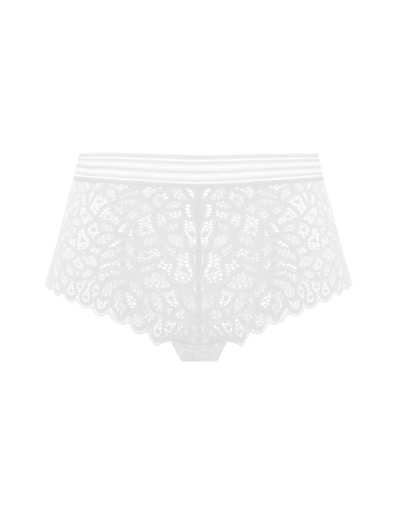 Shorty dentelle Raffiné blanc – Taille mi-haute – Wacoal