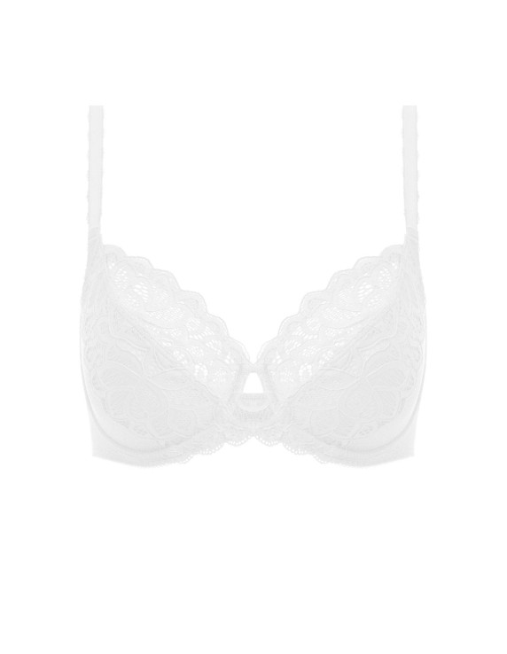 Soutien-gorge Raffiné blanc – Armatures & dentelle stretch – Wacoal