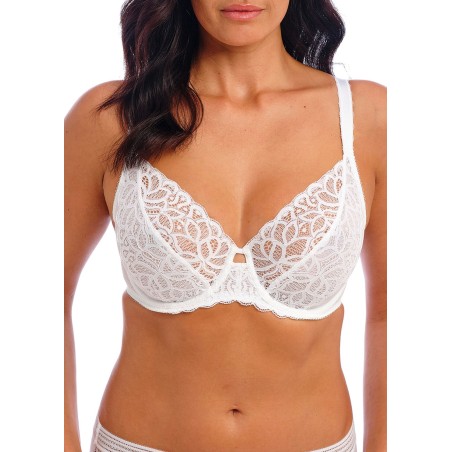 Soutien-gorge Raffiné blanc – Armatures & dentelle stretch – Wacoal