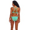 Haut de bikini Fiji Falls vert jade – Armatures et décolleté plongeant – Freya