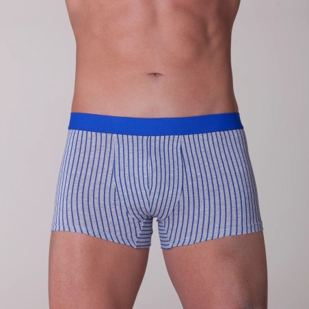 Boxer homme rayé en coton bio – DOT76 Stripes | Félicià Intima