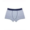 Boxer homme coton bio gris contrasté – DOT76 | Félicià Intima