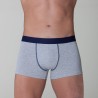 Boxer homme coton bio gris contrasté – DOT76 | Félicià Intima