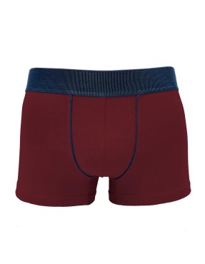 Boxer homme coton bordeaux Red Wine – DOT76 | Félicià Intima