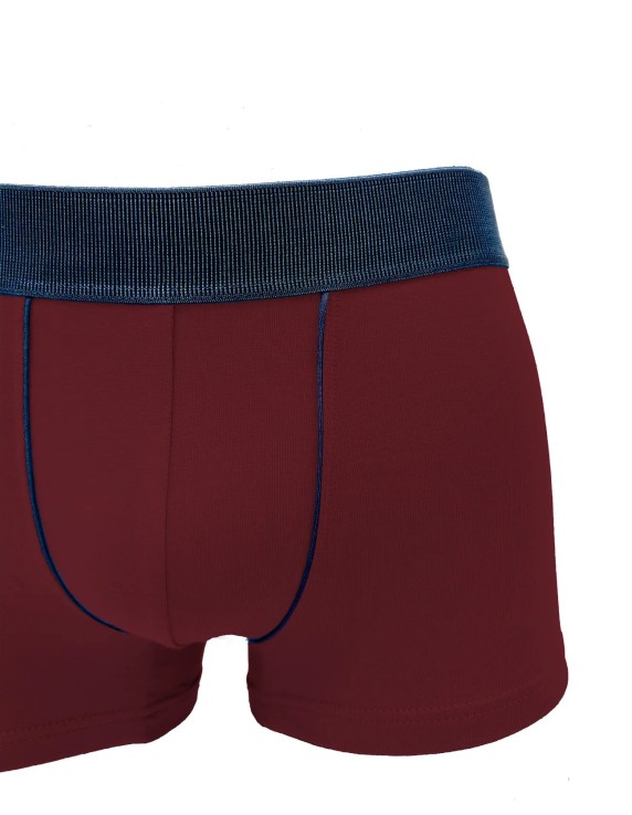 Boxer homme coton bordeaux Red Wine – DOT76 | Félicià Intima