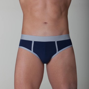 Slip homme coton bio bleu – DOT76 Classica Eleganza