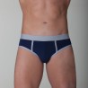 Slip homme coton bio bleu – DOT76 Classica Eleganza | Félicià Intima