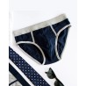 Slip homme coton bio bleu – DOT76 Classica Eleganza | Félicià Intima