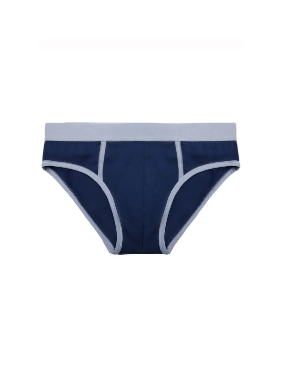 Slip homme coton bio bleu – DOT76 Classica Eleganza | Félicià Intima