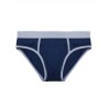 Slip homme coton bio bleu – DOT76 Classica Eleganza | Félicià Intima