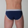 Slip homme coton bio bleu – DOT76 Classica Eleganza | Félicià Intima