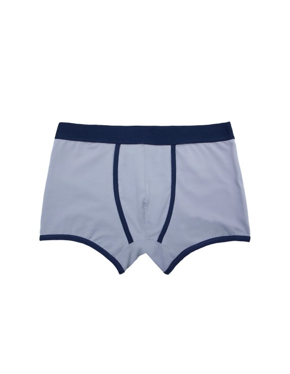 Boxer homme coton bio – DOT76 Classica Eleganza (gris ou bleu) | Félicià Intima