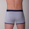 Boxer homme coton bio – DOT76 Classica Eleganza (gris ou bleu) | Félicià Intima
