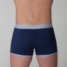 Boxer homme coton bio – DOT76 Classica Eleganza (gris ou bleu) | Félicià Intima