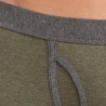 Boxer homme coton bio – DOT76 Melange bleu nuit ou kaki | Félicià Intima