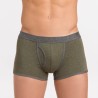 Boxer homme coton bio – DOT76 Melange bleu nuit ou kaki | Félicià Intima