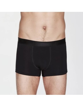 Boxer homme noir coton bio 3D – DOT76 Texturé | Félicià Intima