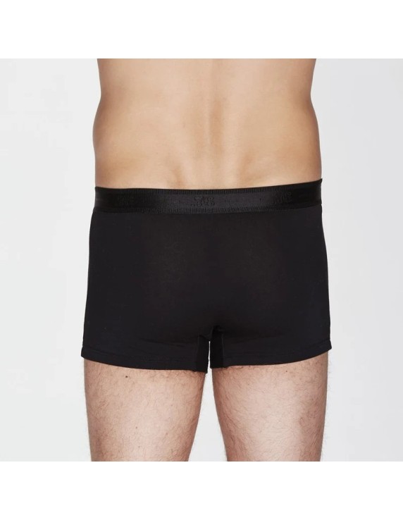 Boxer homme noir coton bio 3D – DOT76 Texturé | Félicià Intima