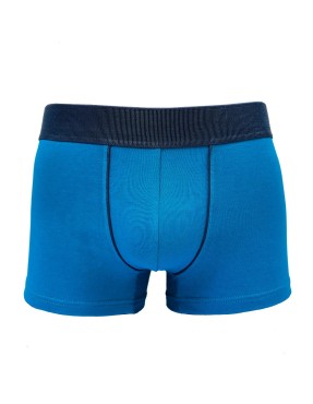 Boxer homme bleu pétrole DOT76 Petrolio – coton bio | Félicià Intima