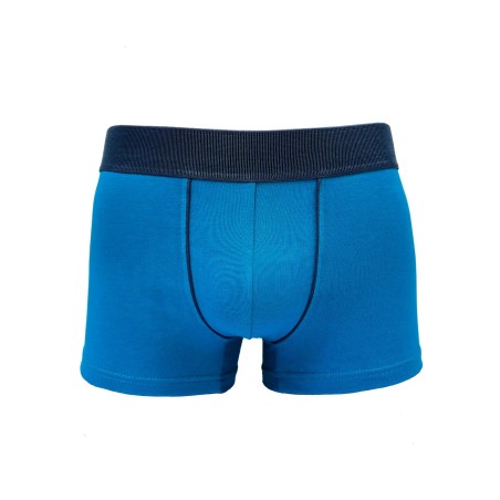 Boxer homme bleu pétrole DOT76 Petrolio – coton bio | Félicià Intima