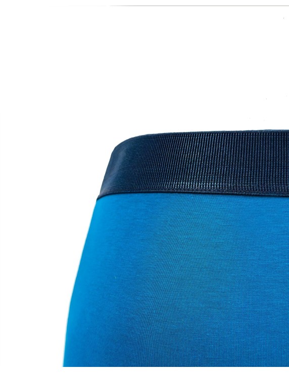 Boxer homme bleu pétrole DOT76 Petrolio – coton bio | Félicià Intima