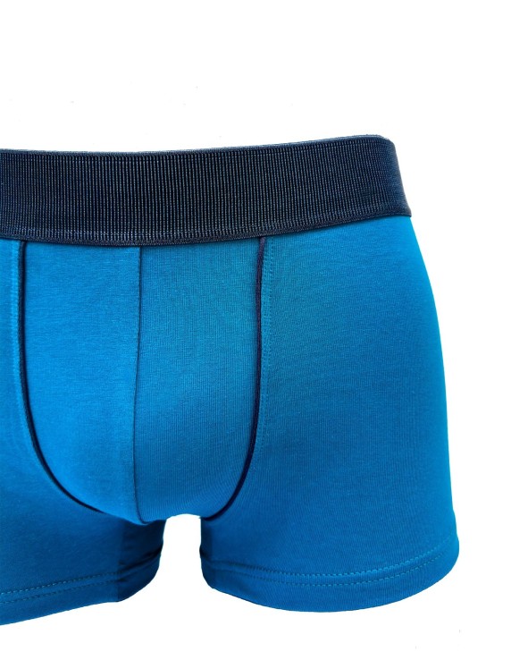 Boxer homme bleu pétrole DOT76 Petrolio – coton bio | Félicià Intima
