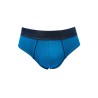Slip homme coton bio bleu pétrole – DOT76 Petrolio | Félicià Intima