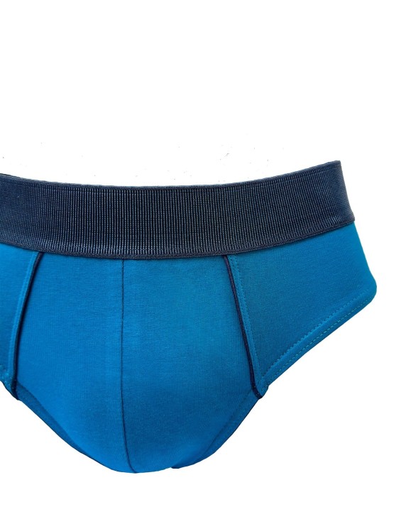 Slip homme coton bio bleu pétrole – DOT76 Petrolio | Félicià Intima