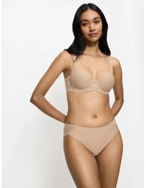 Culotte Amourette Tai dentelle – Triumph blanc ou chair | Félicià Intima