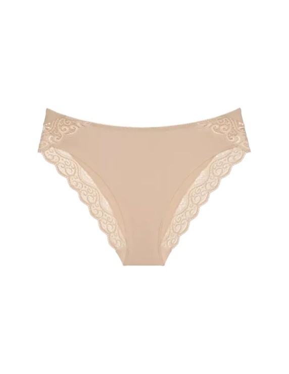 Culotte Amourette Tai dentelle – Triumph blanc ou chair | Félicià Intima