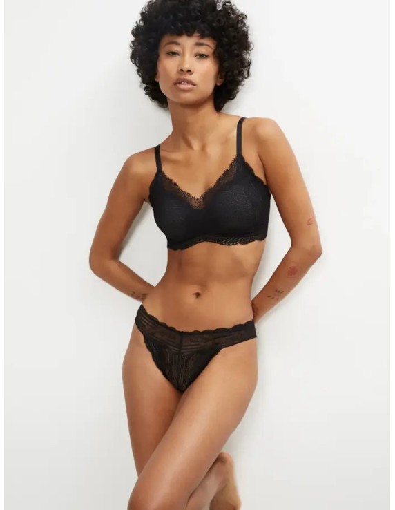 Soutien-gorge rembourré noir – Triumph Lift Smart | Félicià Intima