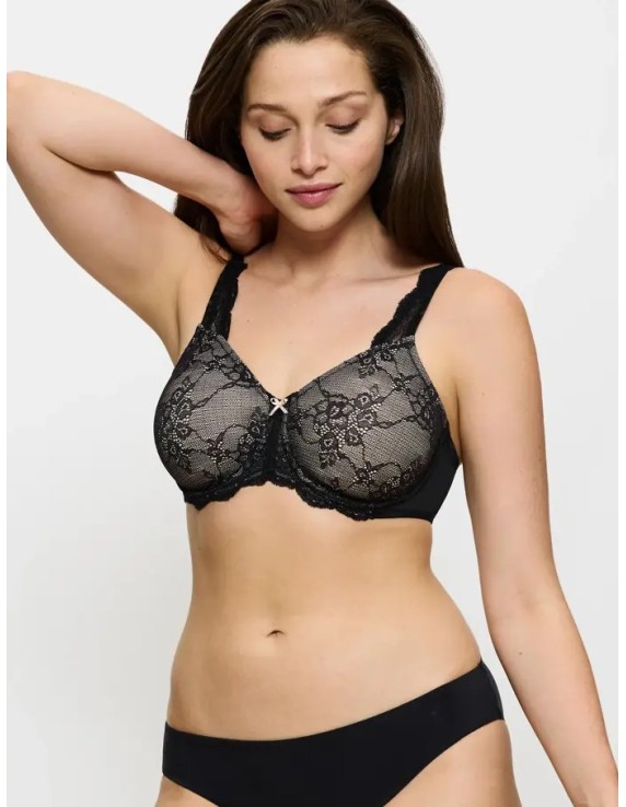 Soutien-gorge minimiseur noir – Triumph Contouring Sensation | Félicià Intima