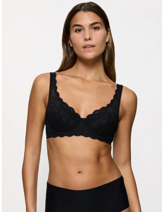 Soutien-gorge rembourré noir – Triumph Amourette à armatures | Félicià Intima