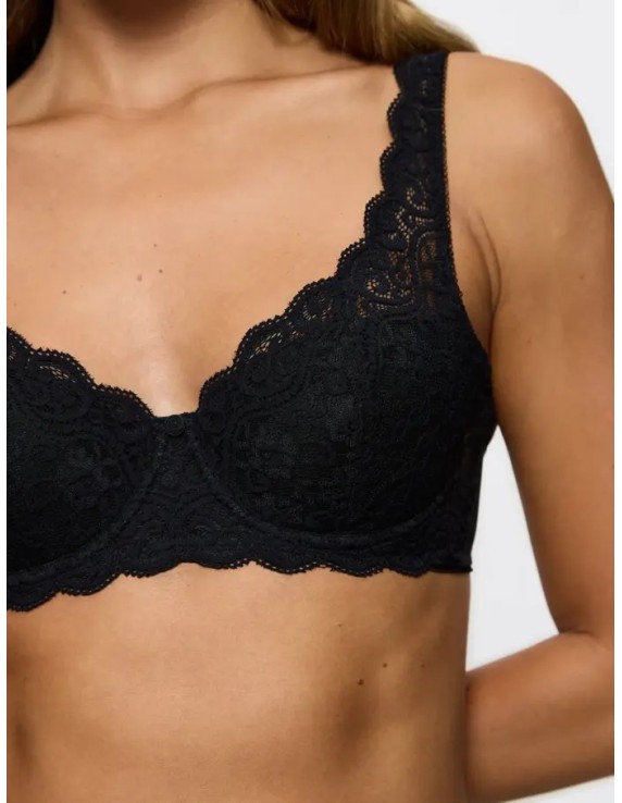 Soutien-gorge rembourré noir – Triumph Amourette à armatures | Félicià Intima