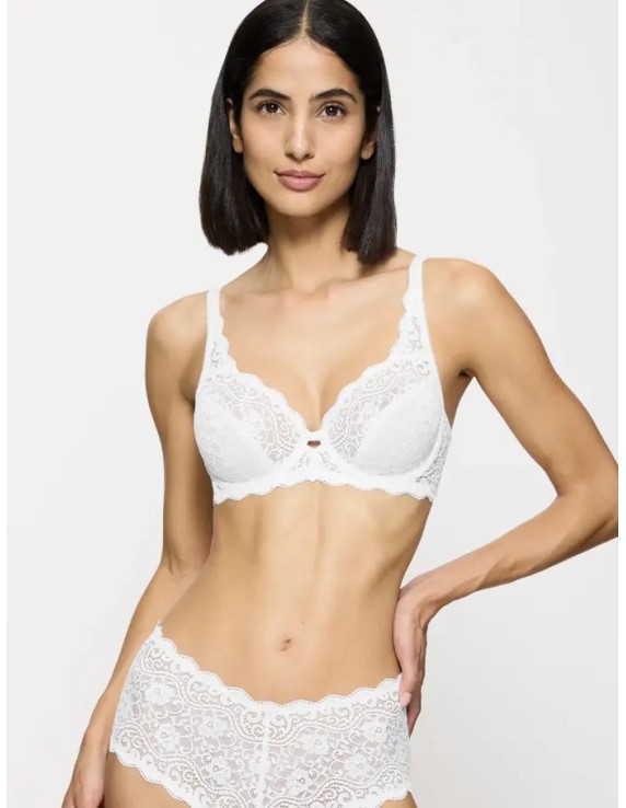 Soutien-gorge blanc avec armatures – Triumph Amourette | Félicià Intima