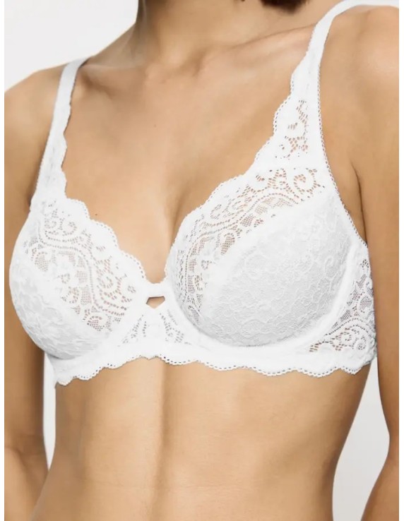 Soutien-gorge blanc avec armatures – Triumph Amourette | Félicià Intima