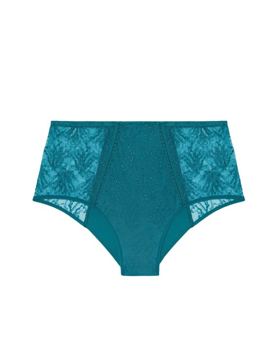 Culotte taille haute verte – Simone Pérèle Opaline | Félicià Intima