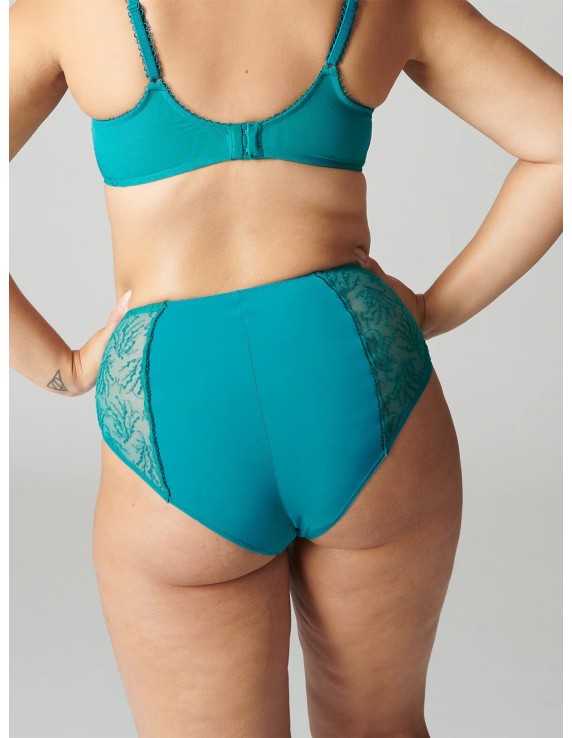 Culotte taille haute verte – Simone Pérèle Opaline | Félicià Intima