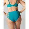 Culotte taille haute verte – Simone Pérèle Opaline | Félicià Intima