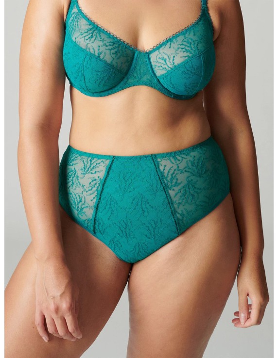 Culotte taille haute verte – Simone Pérèle Opaline | Félicià Intima